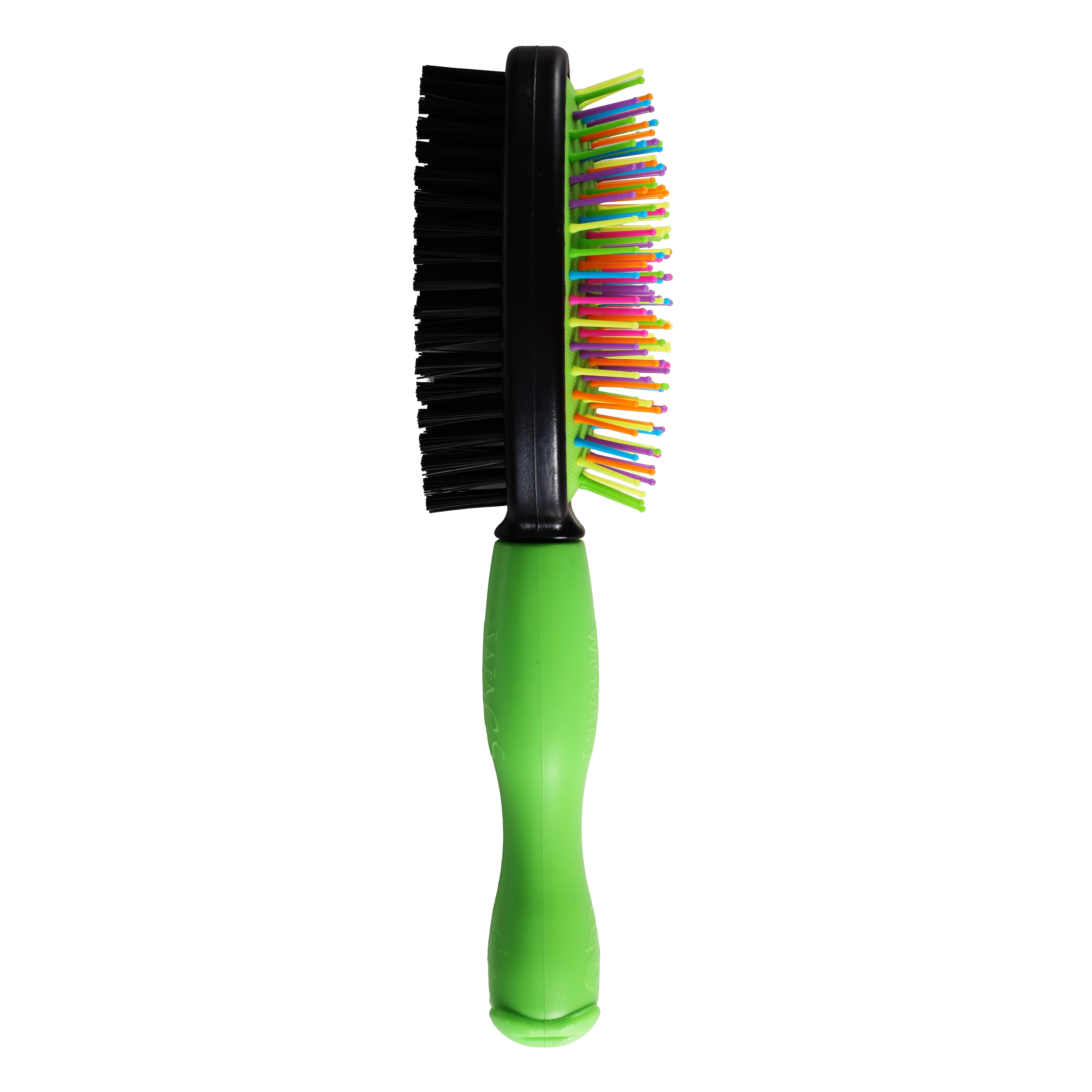 Wags & Wiggles Two-Sided Bristle and Squiggly Pin Brush For Small Dogs 